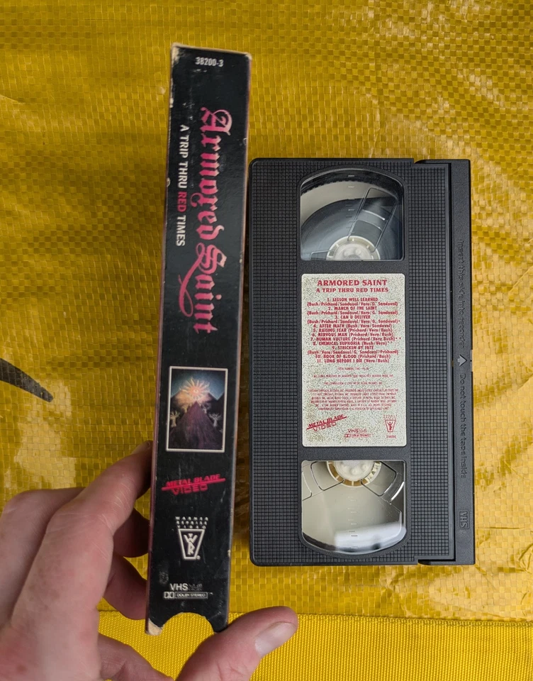 Armored Saint - A Trip Thru Red Times 1991 VHS (Heavy Metal) - Image 3 of 3