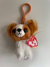 Ty Beanie Baby Babies 36657 Barks the Dog Key Clip 9cm