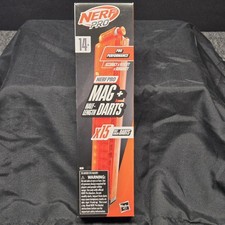 Nerf Pro Mag Plus 15 Dart Refill Half-Length Magazine Fast Easy Reload Toy NEW