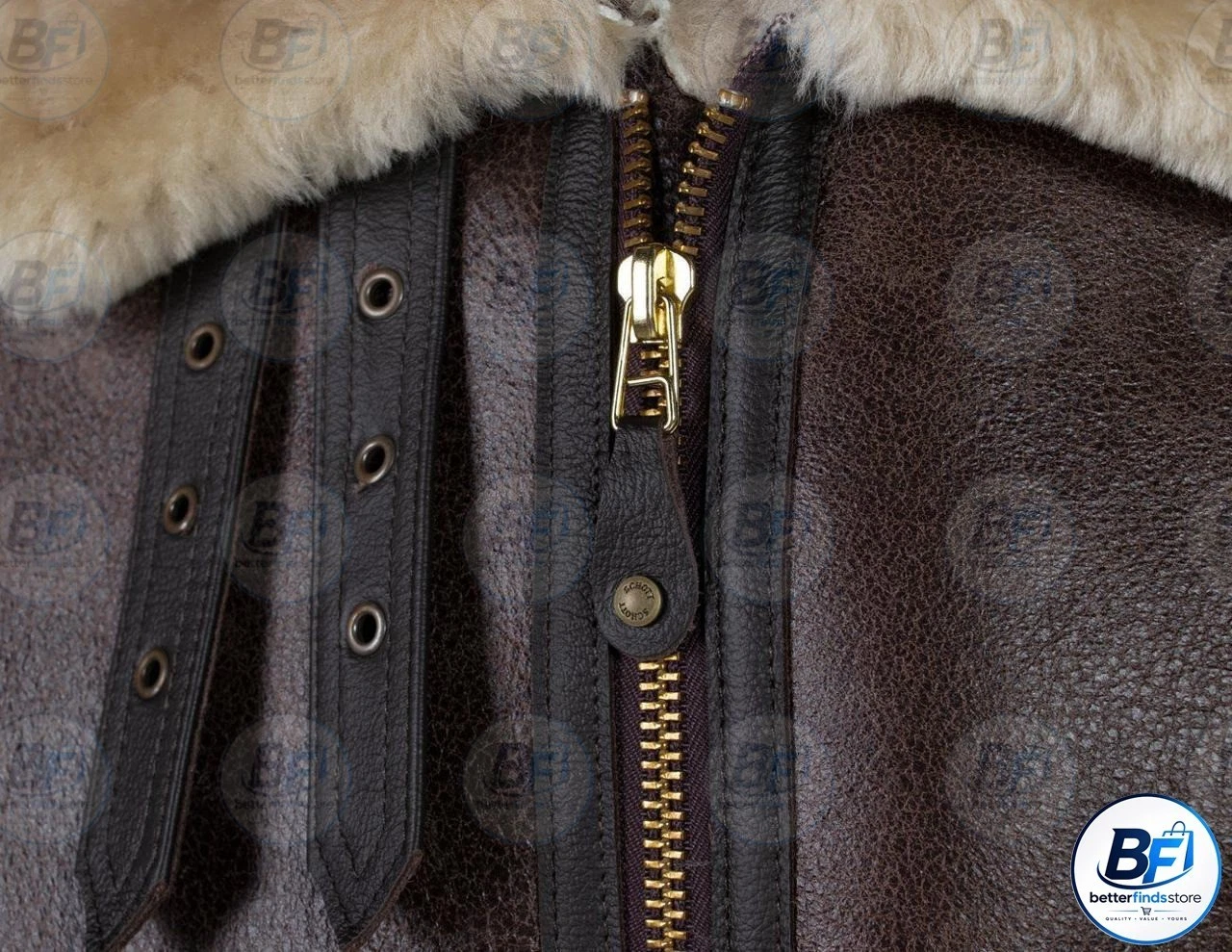Leon Kennedy Leather Bomber Jacket|Handmade Resident Evil 4 RE4 Cosplay Costume - product detail image 6