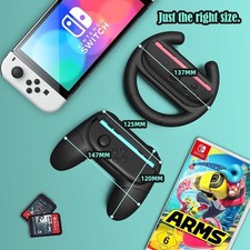 4pcs Switch 2 Joy-Con Grip, Steering Wheels for Nintendo Switch 2 Controller Hot