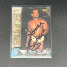 Autographed Norman Smiley Topps Legends Card – WWE / WCW Signed Hardcore Icon!