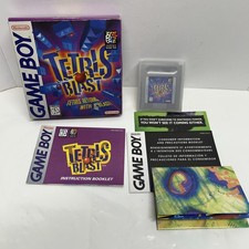 Tetris Blast Nintendo Game Boy CIB W/Manual And Inserts (1996) *Read Desc*
