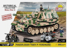 Cobi  2581 Panzerjäger Tiger ( Ferdinand) Limited Neu in OVP Top