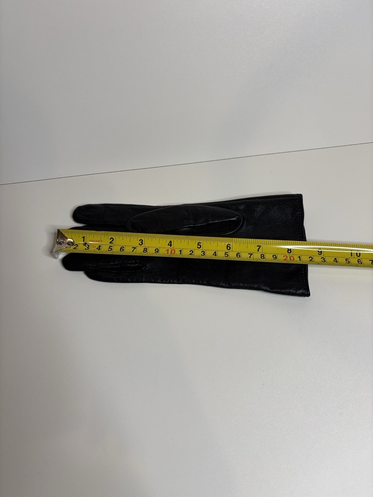 Fendi Black Leather Gloves with Gold Accents thumbnail 10