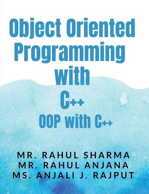 Rahul Sharma | Object Oriented Programming With C++ | Taschenbuch | Englisch