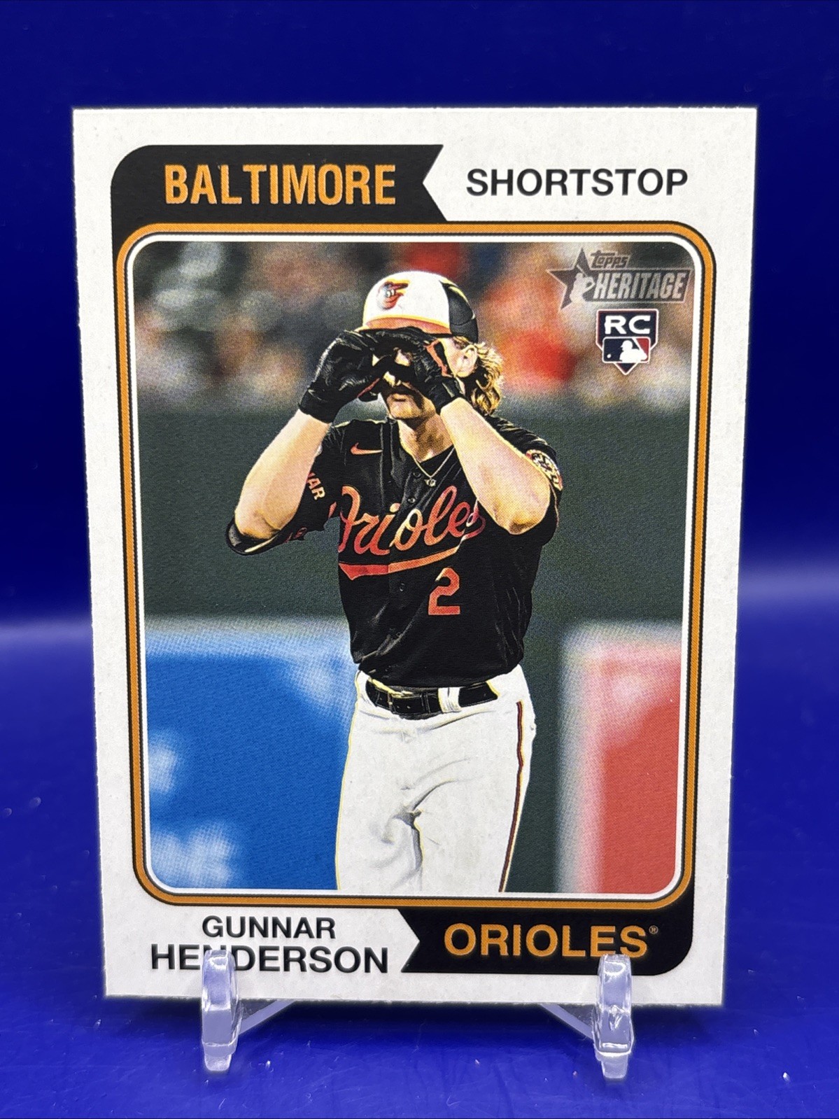 2023 Topps Heritage - Image Variation Gunnar Henderson #64 Rookie Card (RC)