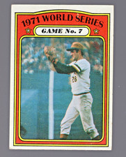 1972 Pittsburgh Pirates Topps #229 1971 World Series Game No. 7