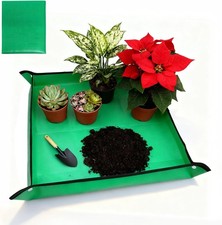 26" x 26" Repotting Mat for Indoor Plants - Waterproof Plant Potting Tray, Porta