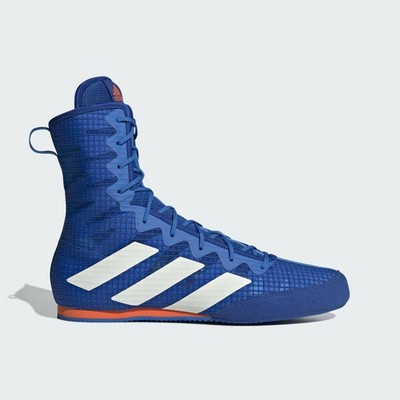 Adidas Herren Box Hog 4 Boxschuhe Mesh-Obermaterial GW1402 Blau/Weiß