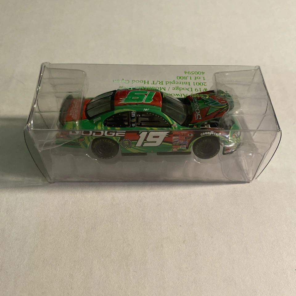 Casey Atwood Mountain Dew 2001 escala 1:64 Nascar diecast Foto 4 de 4