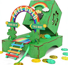 St Patrick'S Day Leprechaun Trap Kit for Kids, St Patrick'S Day Wood DIY Crafts
