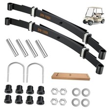 Heavy Duty Rear 4-Leaf Spring Kit with Bushings  Sleeves for Club Car DS Golf
