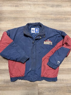 Vintage 90s Men s LOGO 7 Denver Nuggets Full Zip Puffer Jacket Size Medium(READ)