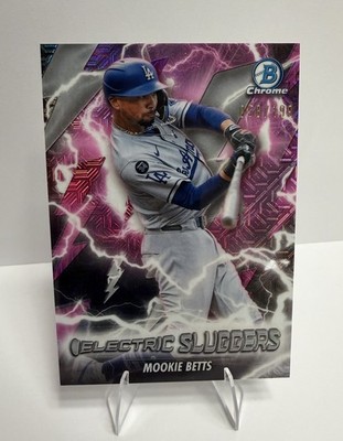 2026 Bowman Chrome Mookie Betts Electric Sluggers Pink Mojo /199 DODGERS