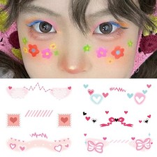 Powder Blusher Sticker Makeup Sticker Valentine's Day Sticker Face Sticker Love 