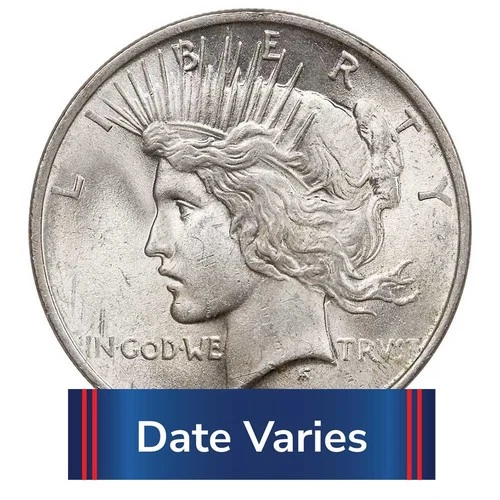 1922 - 1935 $1 Peace Silver Dollar Extra Fine XF