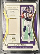 Randy Moss 2024 Panini Immaculate Collection Remarkable Memorabilia 🔥 16/49 🔥