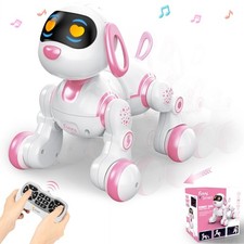 FUUY Robot Dog Toy for Kids, Easy Programmable Remote Control Dog Robot with ...