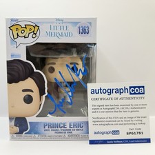 Jonah Hauer-King Signed Prince Eric Funko Pop The Little Mermaid ACOA