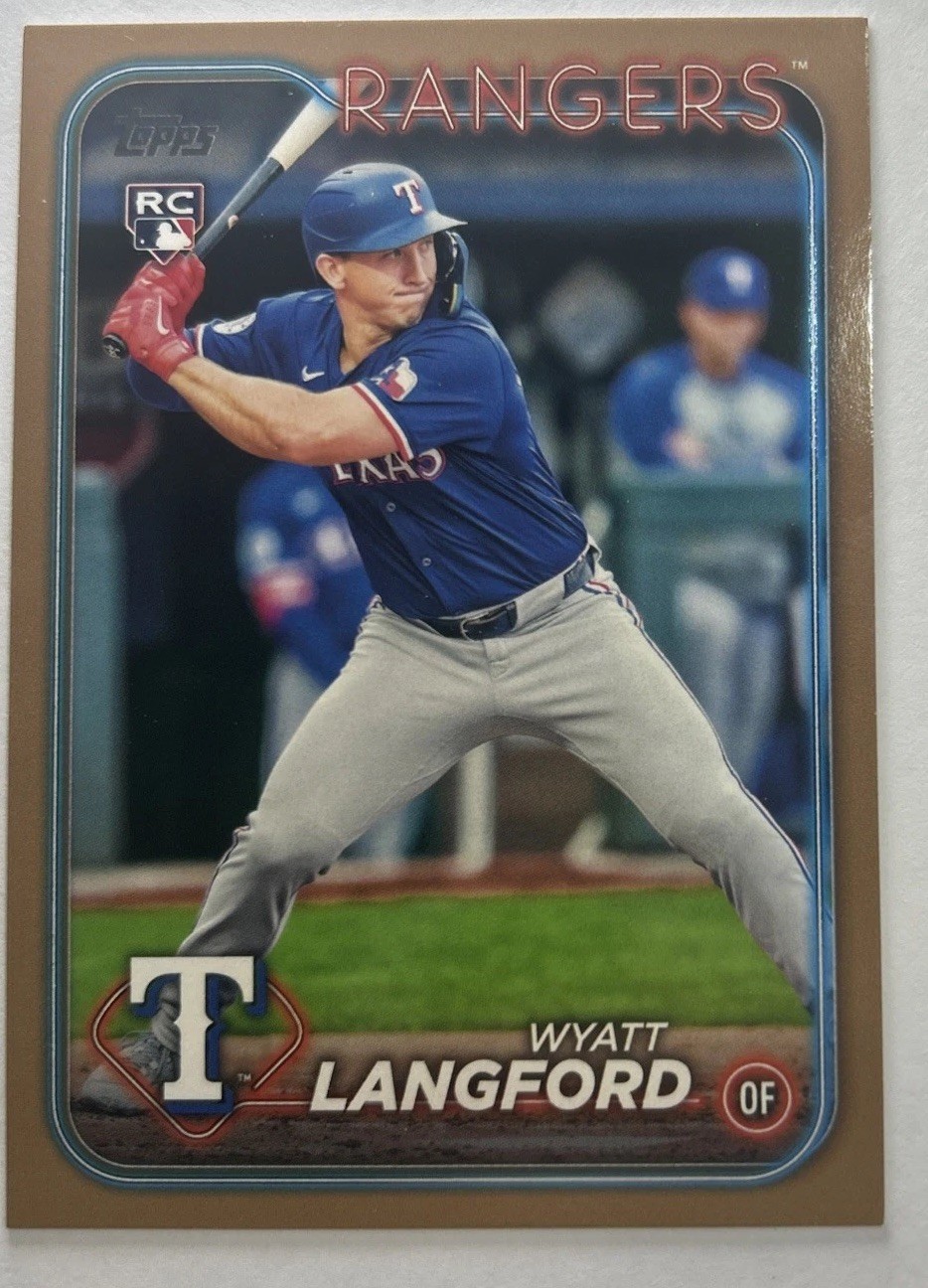 2024 Topps Update Series - Wyatt Langford #US151 Gold /2024 (RC)