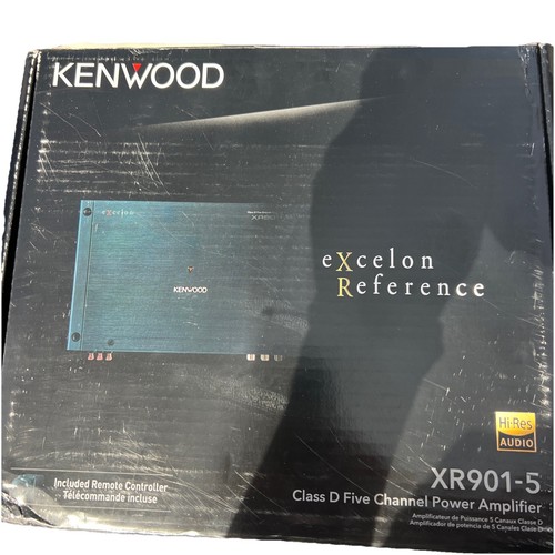 NEW.Kenwood XR901-5 Power Amplifier XR Series 5 Channel Class D 900W Rated Power