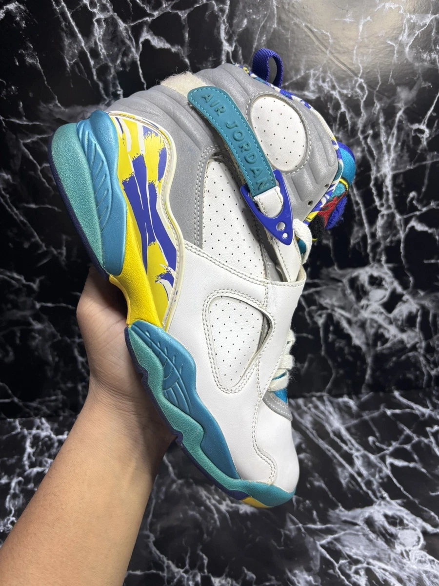 Jordan 8 Retro White Aqua 2019 W for sale | eBay
