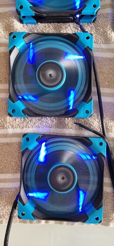 Ventilateurs AeroCool DS Dead Silence bleu 120mm - Zdjęcie 3 z 5