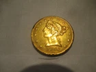 1906 Liberty Head 5-Dollar Gold Coin, Fair Cond, formerly in Necklace Jewelry