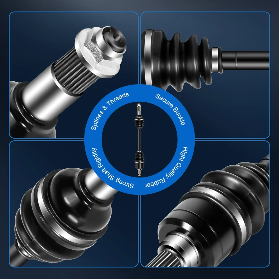 For 2009-13 Yamaha Grizzly 700 550 4X Complete CV Joint Axles Assembly - Image 3 of 4