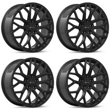 Set Of 4 18in Black Wheel Rims For 2002 Acura Rtx0d7c 18x8 5x114.3 Et45 5bolts