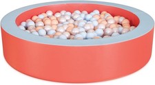Milliard Foam Ball Pit/Professional Quality/for Toddlers and Baby Red and Blue