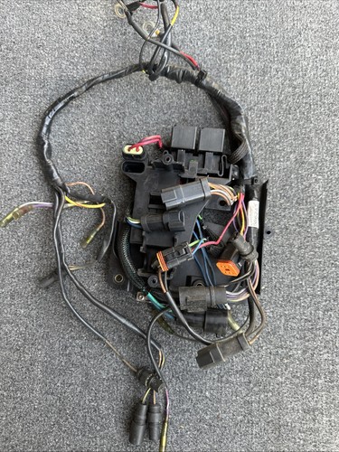 1998 Evinrude Johnson V6 225 HP Trim & Engine Wiring Harness 586243 586228 - Foto 13 di 15