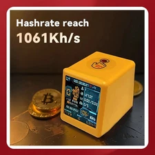 1060KH/s NerdMiner V2-NM BTC Solo Miner Crypto Bitcoin Lotto Machine Mini Clock