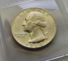 1964-D    WASHINGTON 25C      GORGEOUS BU!!        .90 FINE SILVER