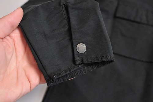 Mens NORSE PROJECTS Black Jens Grosgrain Zip Shirt Overshirt size M - Picture 2 of 9