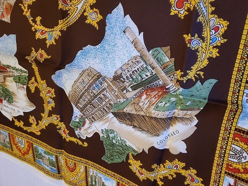 Vintage Rome Souvenir Scarf - Picture 6 of 10