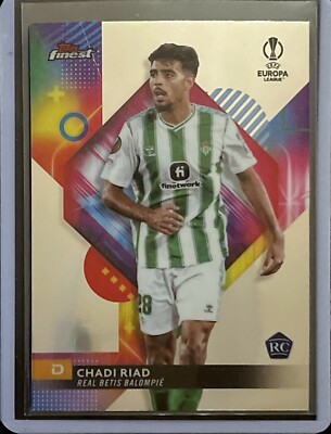 Chadi Riad - 2023-24 Topps Finest UEFA Club Competition UCC - Rookie #128