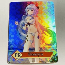 Goddess Waifu Foil Holographic Character PR Art Card - Ganyu