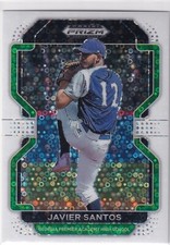 Javier Santos - /50 White Donut Circles - 2022 Panini Prizm Draft Picks