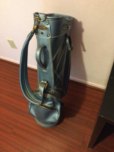 Vintage OG GOLFCRAFT MCM Golf Bag W-RAIN Hood & 4 Club Covers SHE SHED V.G. - Picture 12 of 21
