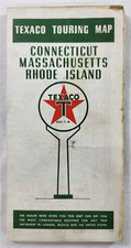 1941 TEXACO Road Map Connecticut Massachusetts Rhode Island