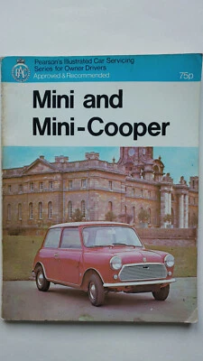Pearson`s Illus. Car Servicing, Mini & Mini-Cooper; D M Palmer, 1973 Hamlyn P/b. - Image 1 of 4