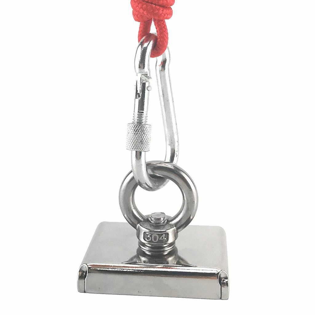 Upto 700 Lbs Fishing Magnet Kit Pull Force Strong Neodymium OR Rope ...