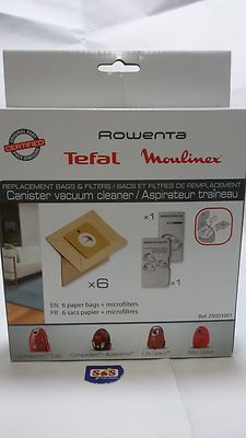 ZR003901 SACCHETTI ORIGINALI ROWENTA MODELLO PER SERIE ERGO,CITY SPACE