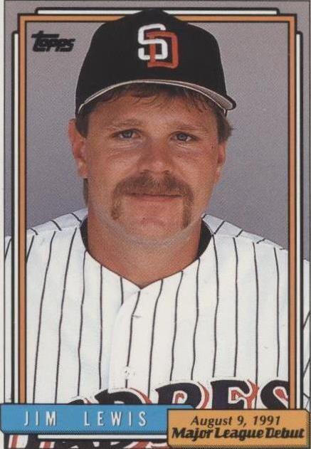 1991-92 Topps Major League Debut 1991 - Jim Lewis #108 - 1 of 1