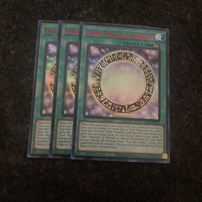 Yugioh 3x RED Dark Magical Circle LDS3-EN093 Ultra 1st Yu-Gi-Oh!