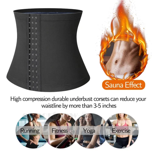 Abnehmen Schweiß Taille Trainer Gürtel Frauen Body Shaper Abnehmen Trainingsgürtel - Bild 6 von 22