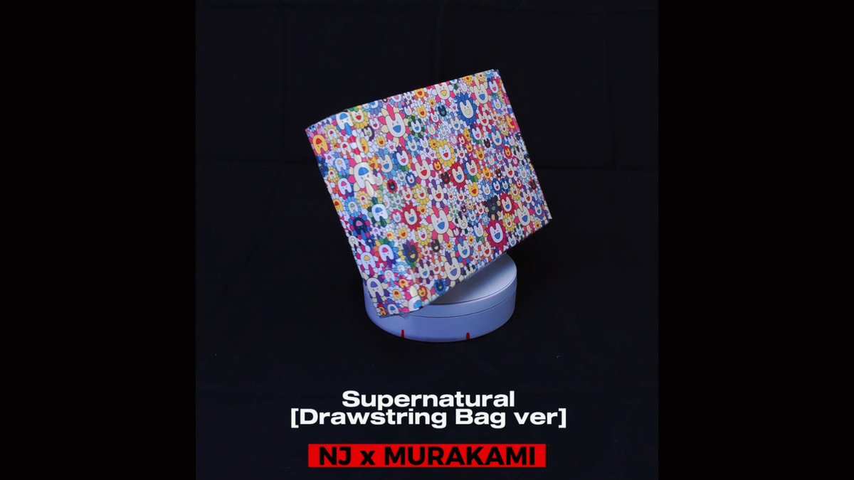 NEWJEANS [SUPERNATURAL] Album NJ X MURAKAMI DRAWSTRING BAG