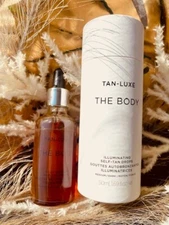 Tan-Luxe The Body Illuminating Self Tan Drops ~ MEDIUM-DARK ~ full size